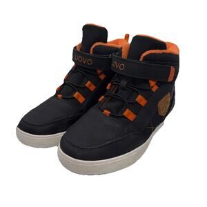 Size 5.5 - Boy’s UOVO High top Shoes - Black / Orange S161018ZG - Size 37 EU
